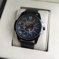 Leather Quartz Analog Casual Watch For Men