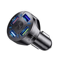 Power QC3.0 Quick Charge 5V/7A 4 USB Car Chargers Auto USB Adapter Fast Charging