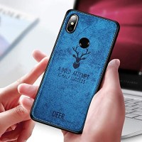 Realme 3 Pro Pattern Silicon TPU Cloth Texture Back Cover