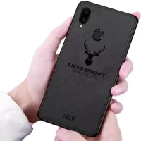 Realme 3 Pro Pattern Silicon TPU Cloth Texture Back Cover