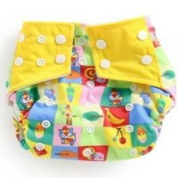 Washable Reusable Baby Cloth Diaper with one Pad - 1 piece