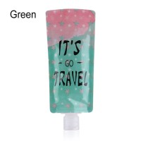 Yfashion 1PC Folding Liquid Dispensing Bag Shampoo Storage Bag Candy Color Lotion Packing Squeeze ravel Makeup Container