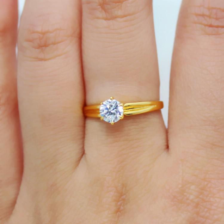 Gold Plated Finger Ring For Women