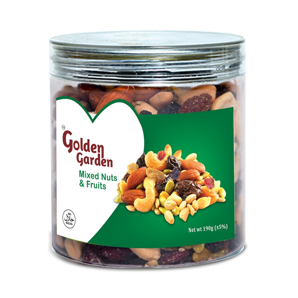 Golden Garden Mixed Nuts & Fruits-190gm