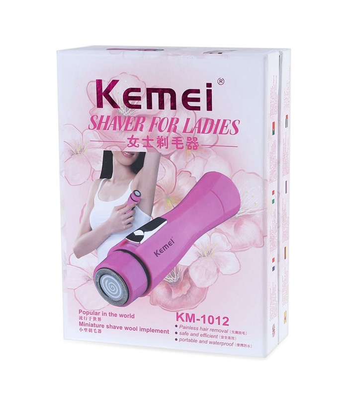 Kemei KM-1012 Mini Electric Hair Remover for Women