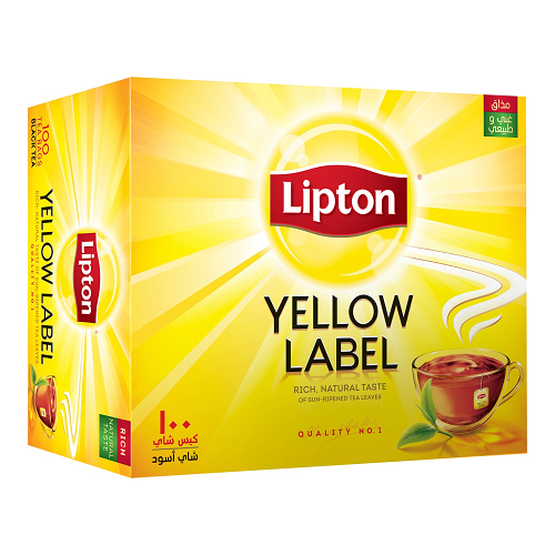 Lipton Yellow Label Tea - 100 Tea Bags