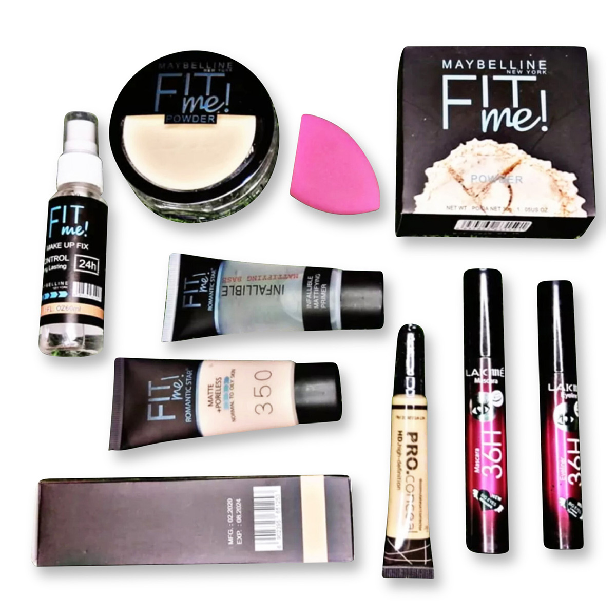 Makeup Combo 8 ( SET MANU 8 in1 )