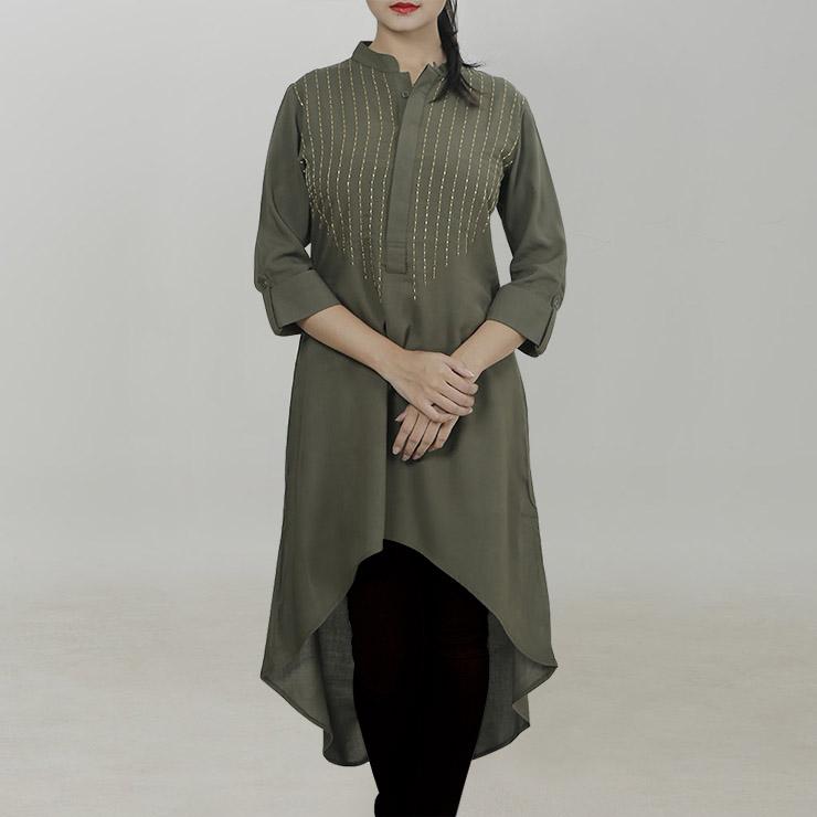 Multi-Color Cotton Kurti for Women