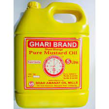 Pure Mustard Oil - 5 Ltr No 1 Ghani vanga