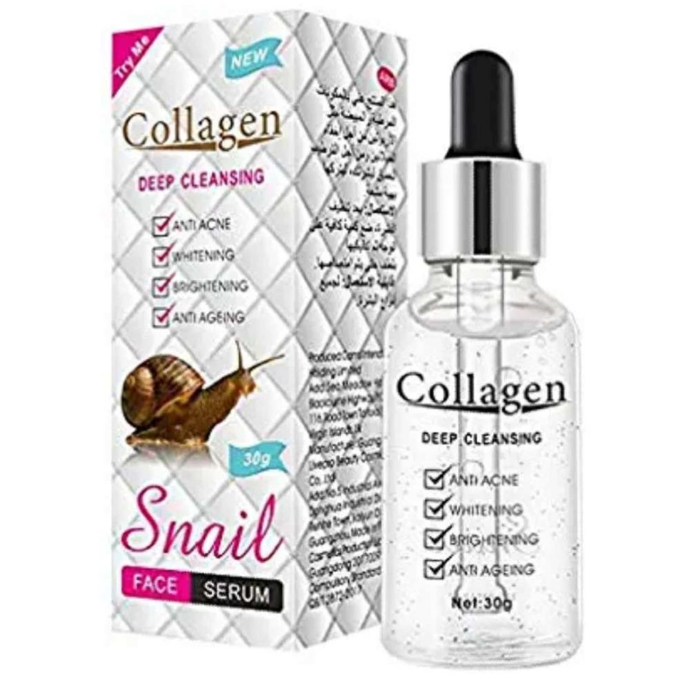 Specifications of Snail Collagen Face Anti Acne Skin Care Serum BrandNo BrandSKU214818714_BD-1163543129