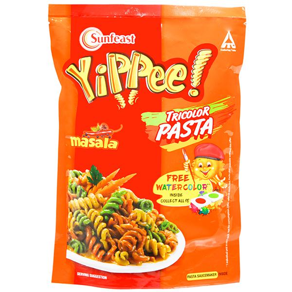 Sunfeast Yippee Masala Tricolor Pasta (Free Water Color) 65 g INDIAN