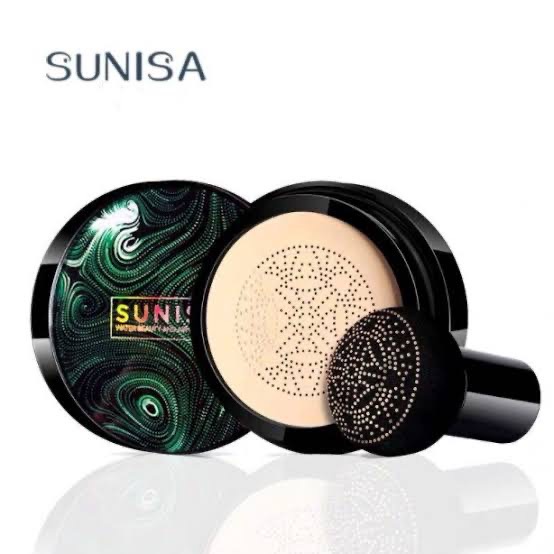 Sunisa Waterproof Natural Brightening Mushroom Head Air Cushion BB Cream Long Lasting Foundation Control Moisturizing Foundation
