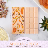 Freshta Handmade Apricot & Pista White Chocolate