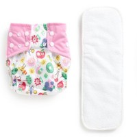 Washable Reusable Baby Cloth Diaper with one Pad - 1 piece