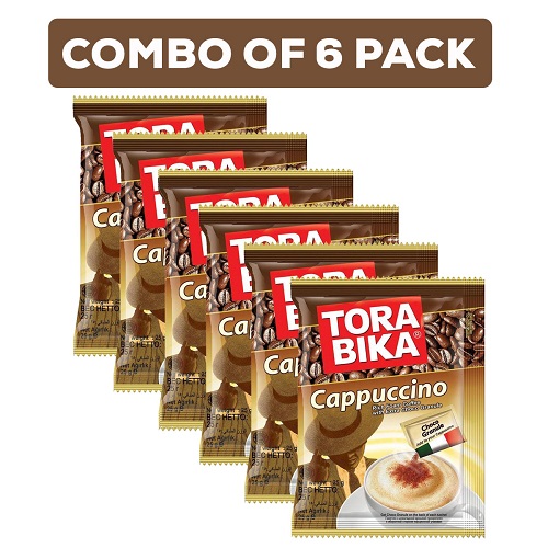 TORA BIKA Cappucino (25 gm) Combo of 6 Pack