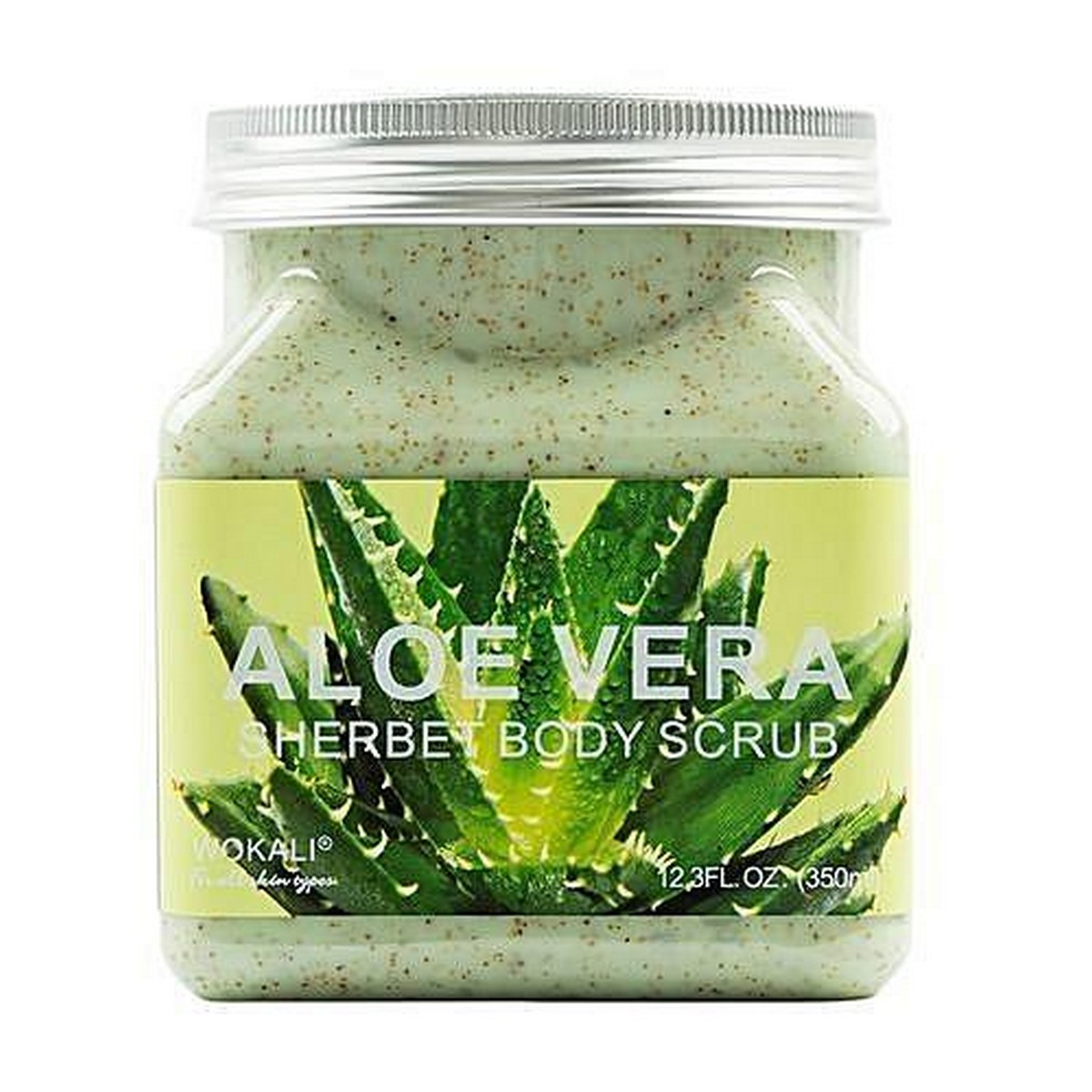 Wokali Aloe Vera Sherbet Body Scrub - 350 ml